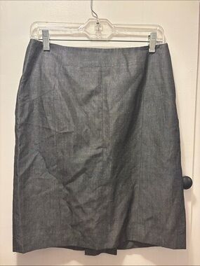 Ann Taylor Dark Gray Pencil Skirt, 6 Petite